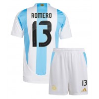 Argentina Cristian Romero #13 Hjemme Trøje Børn Copa America 2024 Kortærmet (+ Korte bukser)